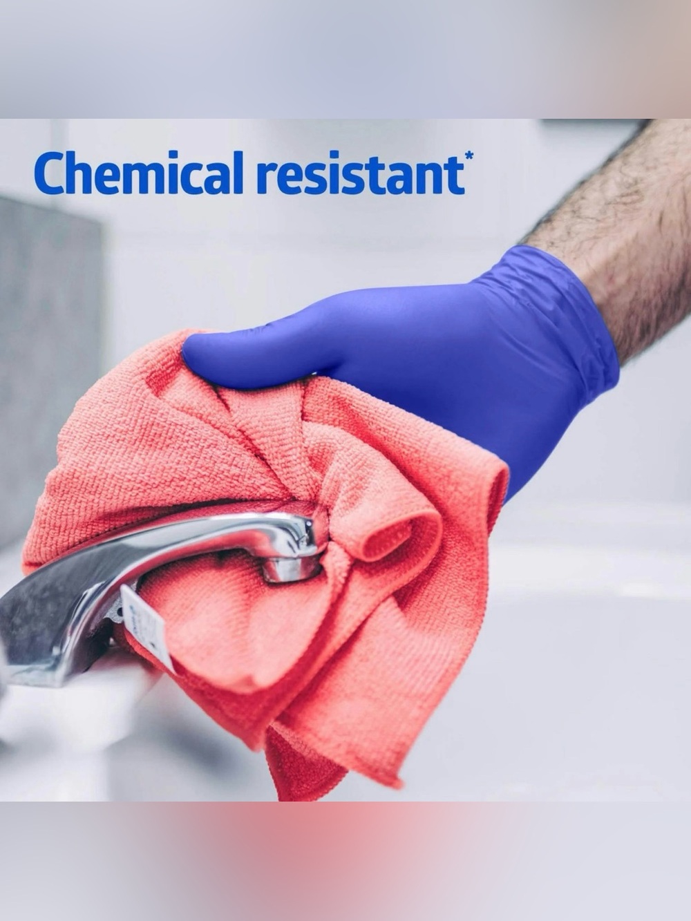 Chemical Resistant Nitrile Gloves - Vibrant Purple S,M,XL - XL is a box of 230 - Picture 2 of 5